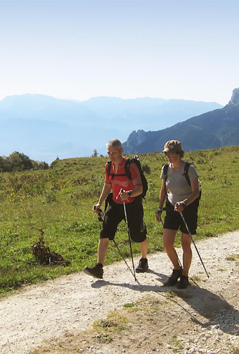 Marche nordique dans le Vercors