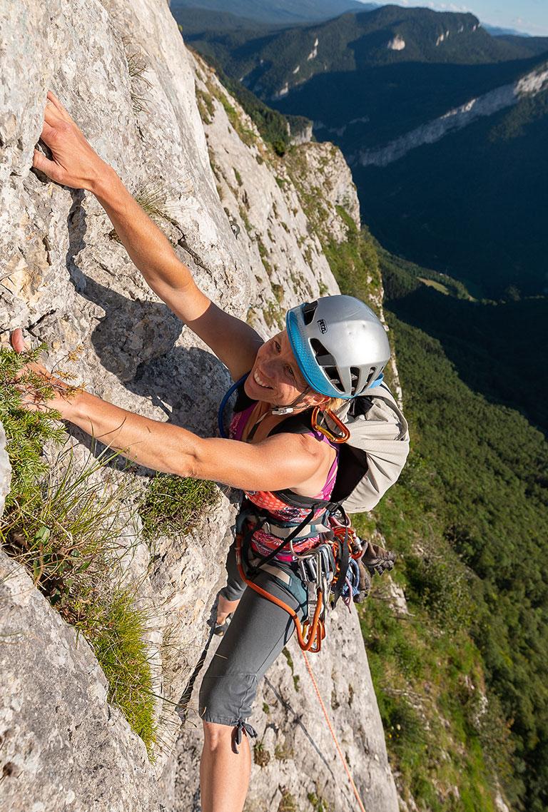 Escalade dans le Vercors Lionel Pascale