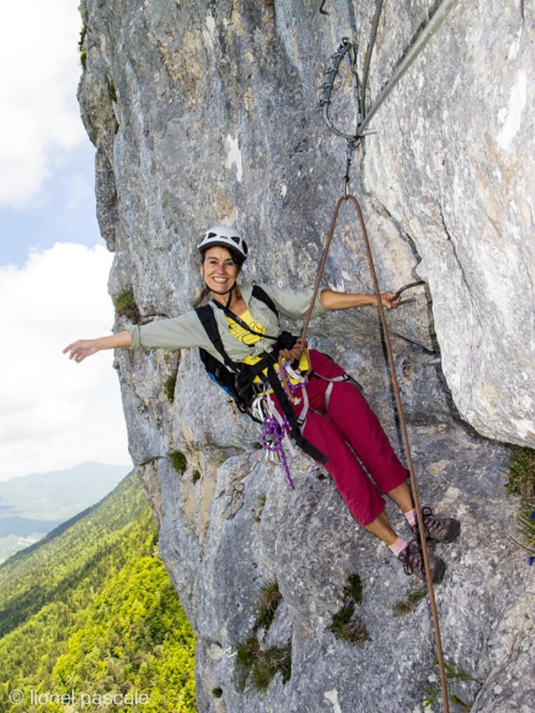 Via Corda Saint martin en Vercors clionel pascale