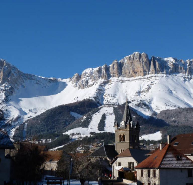 Le village de Gresse-en-Vercors Le village de Gresse-en-Vercors ©Remontées mécaniques de Gresse-en-Vercors