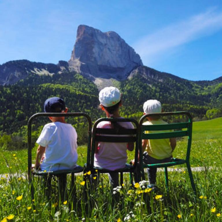 Le Mont-Aiguille depuis La Bâtie - ©O.Zanardi