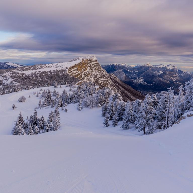 Lans en Vercors en Hiver ©P.Lonchampt